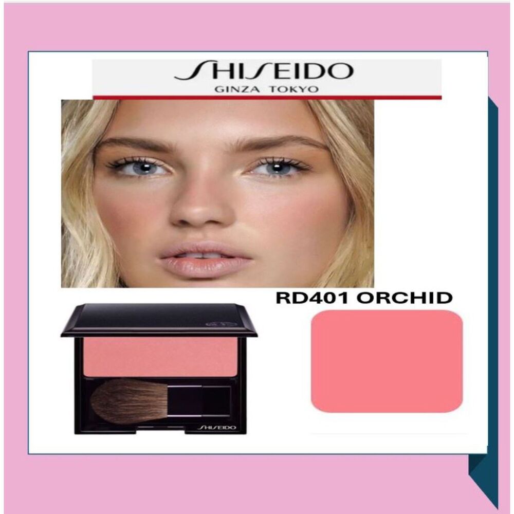 Shiseido Luminizing Satin Face Color - RD401 Orchid 6.5g/0.22oz Refill Only New